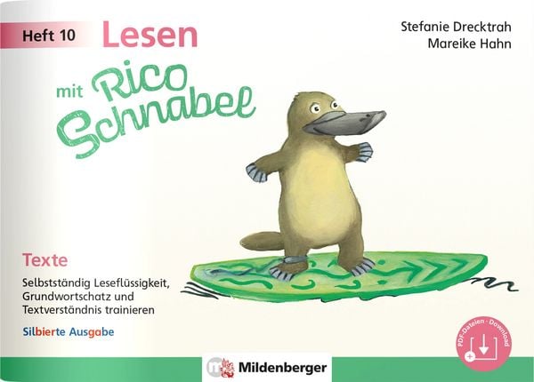 Produktbild: Lesen mit Rico Schnabel, Heft 10: Texte &ndash; silbierte Ausgabe