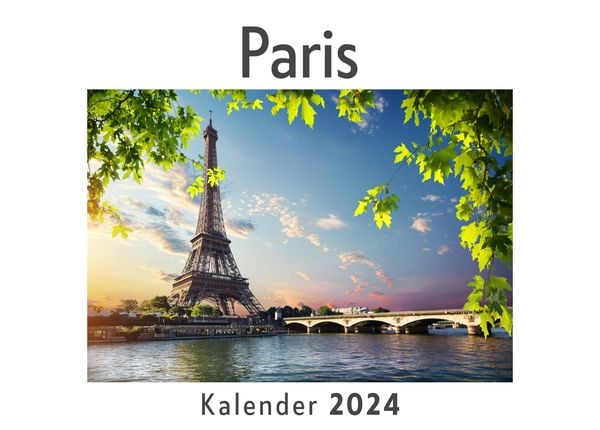Produktbild: Paris (Wandkalender 2024, Kalender DIN A4 quer, Monatskalender im Querformat mit Kalendarium, Das perfekte Geschenk)