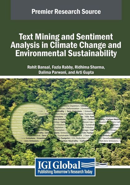 Produktbild: Text Mining and Sentiment Analysis in Climate Change and Environmental Sustainability