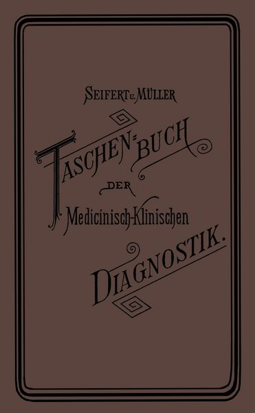 Produktbild: Taschenbuch der Medicinisch-Klinischen Diagnostik