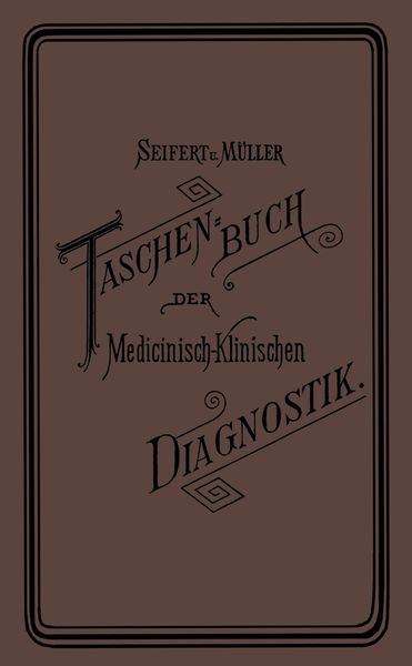 Produktbild: Taschenbuch der Medicinisch-Klinischen Diagnostik