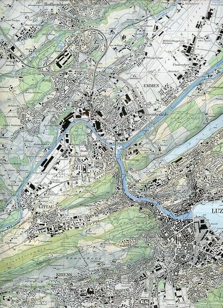 Produktbild: Swisstopo 1 : 25 000 Luzern