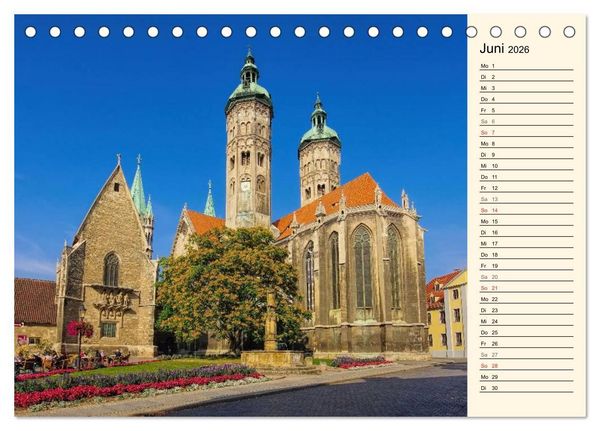 Produktbild: Saale-Unstrut - Region aus Wein und Stein (Tischkalender 2026 DIN A5 quer), CALVENDO Monatskalender