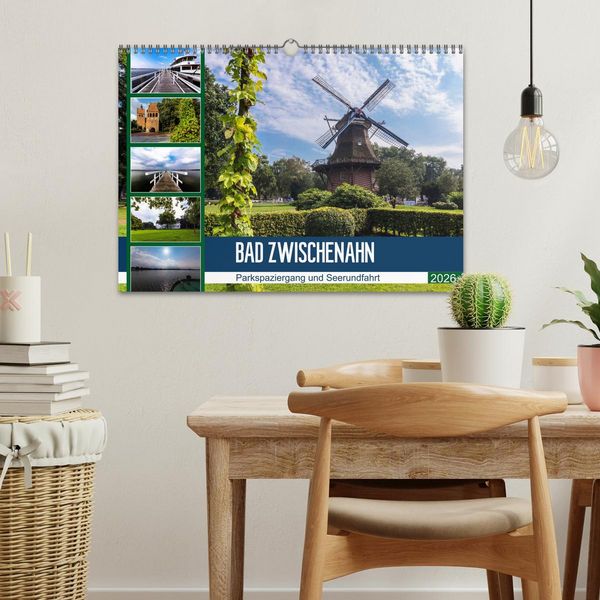 Produktbild: Bad Zwischenahn, Parkspaziergang und Seerundfahrt (Wandkalender 2026 DIN A3 quer), CALVENDO Monatskalender