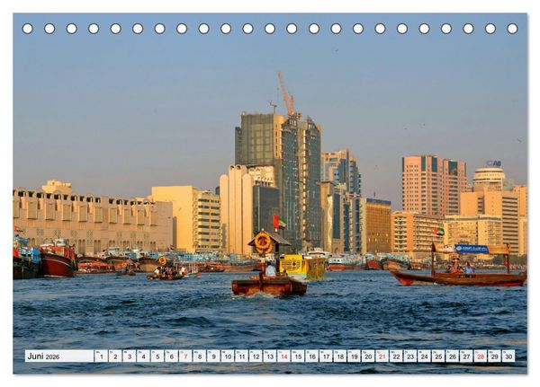 Produktbild: Einzigartiges DUBAI, die Metropole der Superlative (Tischkalender 2026 DIN A5 quer), CALVENDO Monatskalender