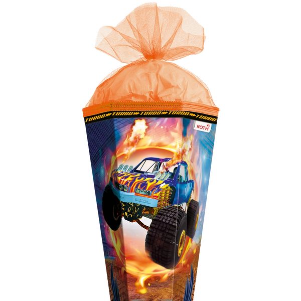 Produktbild: Motivschult&uuml;te 85cm, Monstertruck Fire