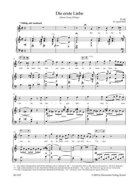 Produktbild: Schubert, F: Lieder f&uuml;r Singstimme u. Klavier 7