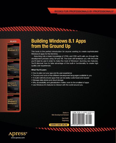 Produktbild: Building Windows 8.1 Apps from the Ground Up