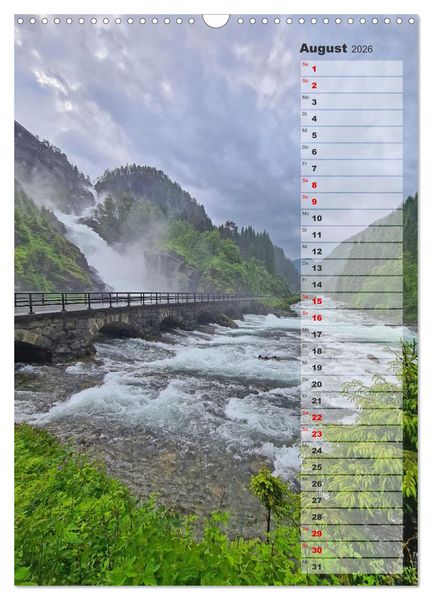 Produktbild: Skandinavien entdecken - Von Schweden nach Norwegen mit dem Wohnmobil (Wandkalender 2026 DIN A3 hoch), CALVENDO Monatskalender