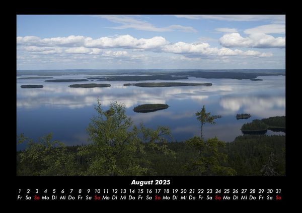 Produktbild: Die Seen der Erde 2025 Fotokalender DIN A3