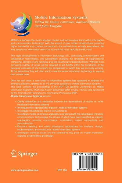 Produktbild: Mobile Information Systems