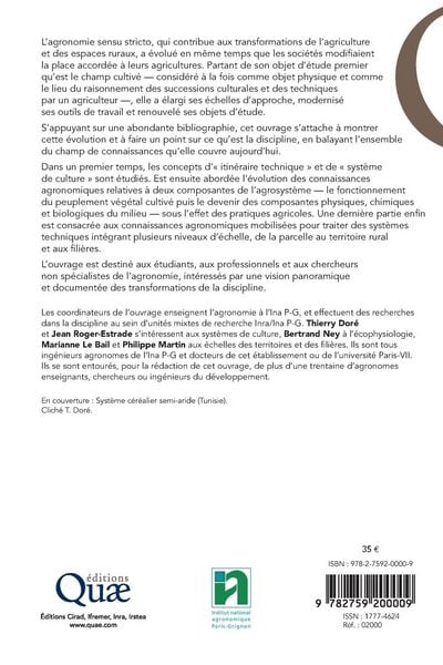 Produktbild: L'agronomie aujourd'hui