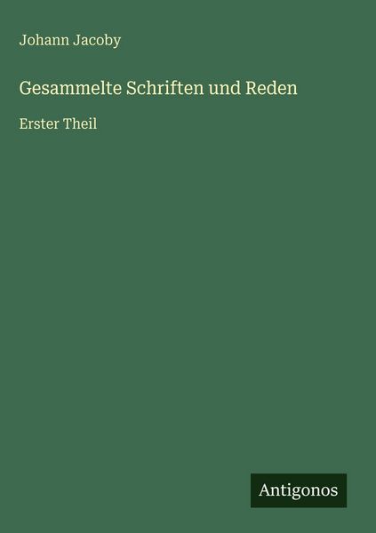 Produktbild: Gesammelte Schriften und Reden