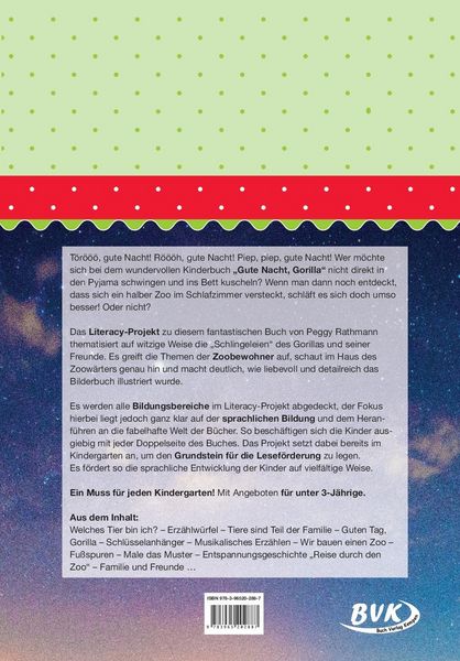 Produktbild: Literacy-Projekt zum Bilderbuch Gute Nacht, Gorilla