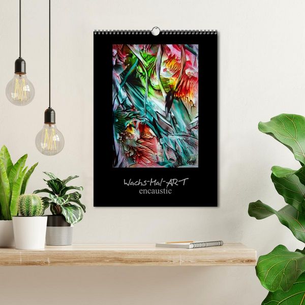 Produktbild: Wachs-Mal-ART encaustic (Wandkalender 2026 DIN A3 hoch), CALVENDO Monatskalender