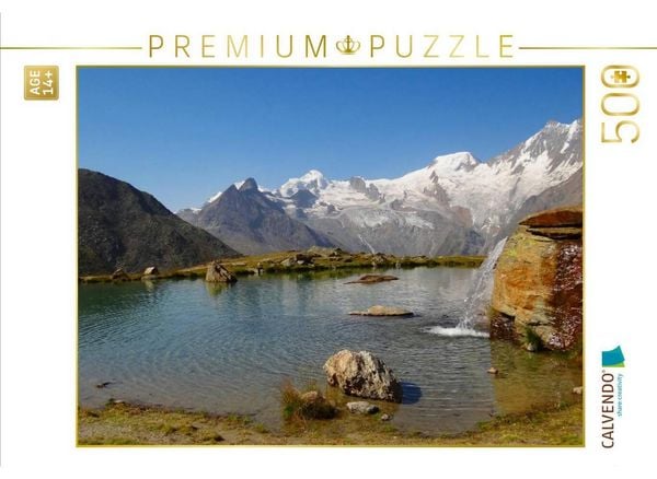 CALVENDO Puzzle See auf Chritzboden | 500 Teile Lege-Größe 48 × 36 cm Foto-Puzzle für Erwachsene