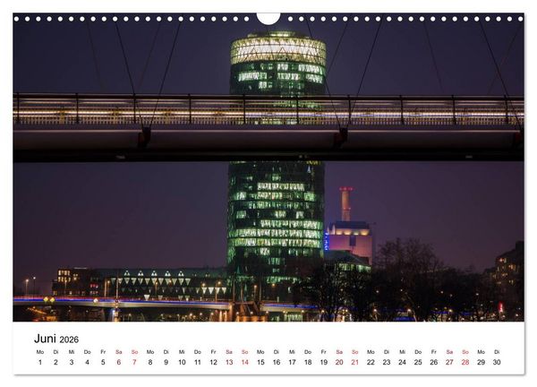 Produktbild: Frankfurt am Main bei Tag und Nacht (Wandkalender 2026 DIN A3 quer), CALVENDO Monatskalender