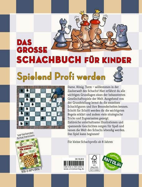 Produktbild: Das gro&szlig;e Schachbuch f&uuml;r Kinder