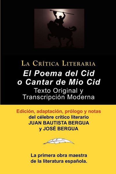 Produktbild: Poema Del Cid o Cantar de Mio Cid