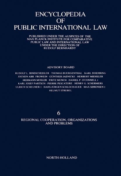 Produktbild: Regional Cooperation, Organizations and Problems