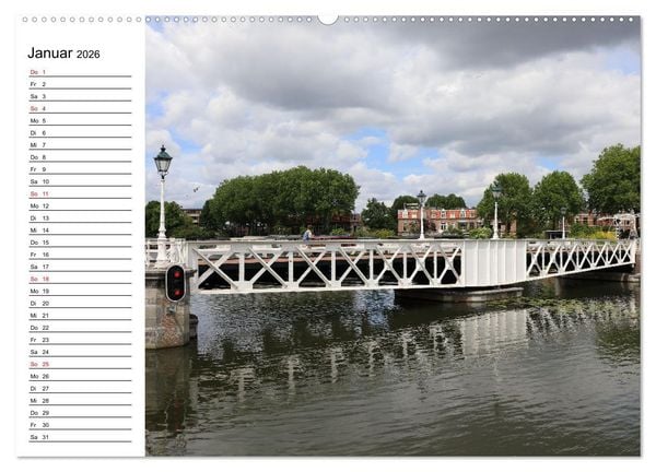Produktbild: Holl&auml;ndische Architektur Geburtstagskalender (hochwertiger Premium Wandkalender 2026 DIN A2 quer), Kunstdruck in Hochglanz
