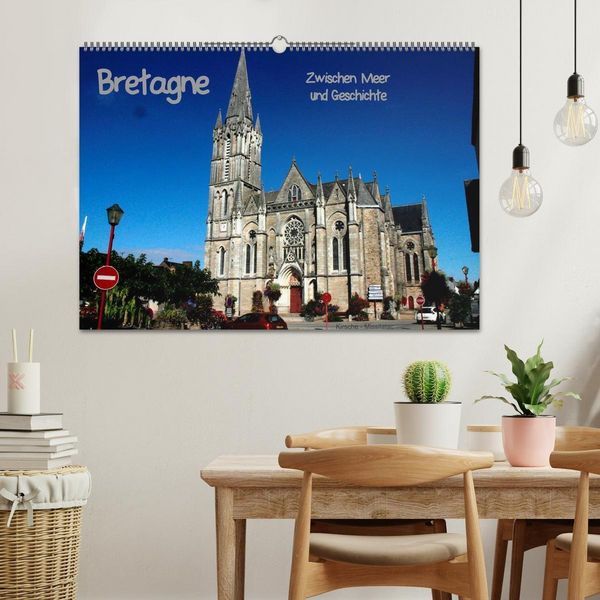 Produktbild: Bretagne - Zwischen Meer und Geschichte (Wandkalender 2027 DIN A2 quer), CALVENDO Monatskalender