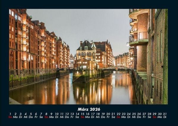 Produktbild: Hamburg 2026 Fotokalender DIN A4