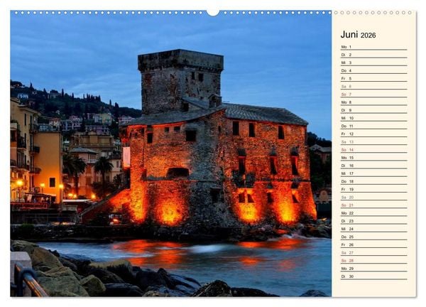 Produktbild: Urlaub an der Italienischen Riviera (Wandkalender 2026 DIN A2 quer), CALVENDO Monatskalender