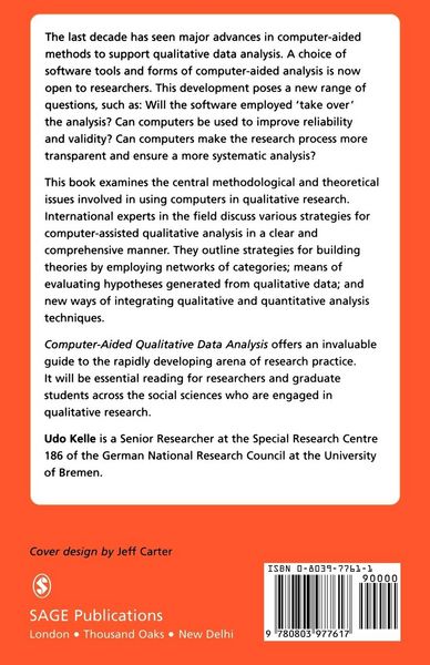 Produktbild: Computer-Aided Qualitative Data Analysis