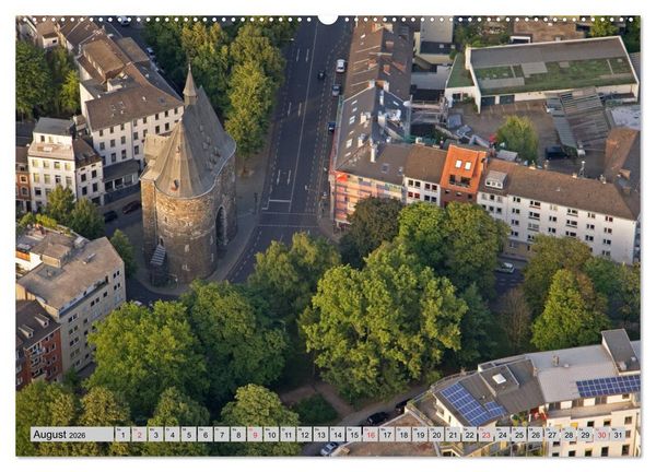 Produktbild: Aachen aus der Luft - Eine Fahrt mit dem Hei&szlig;luftballon (hochwertiger Premium Wandkalender 2026 DIN A2 quer), Kunstdruck in Hochglanz