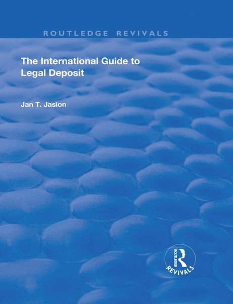 Produktbild: The International Guide to Legal Deposit