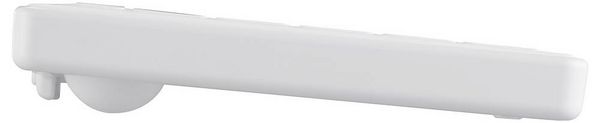 Produktbild: Renkforce RF-WPIK-500 USB Hygiene-Tastatur Deutsch, QWERTZ Wei&szlig; Silikonmembran, IP65, Maustasten, Abnehmbares Kabel, Ger&auml;uscharme Tasten