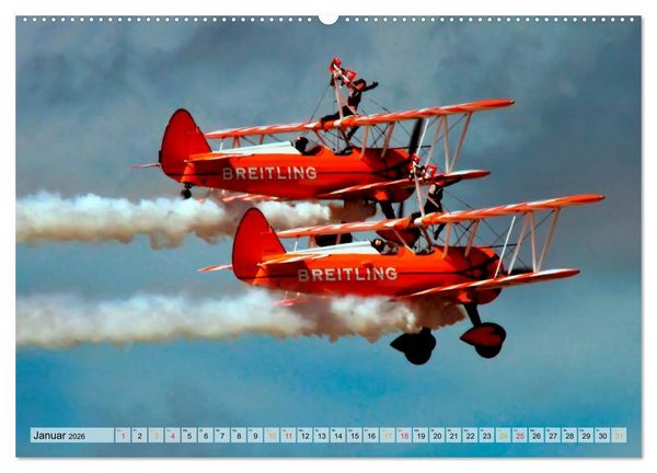 Produktbild: Flugschau - frei sein (hochwertiger Premium Wandkalender 2026 DIN A2 quer), Kunstdruck in Hochglanz