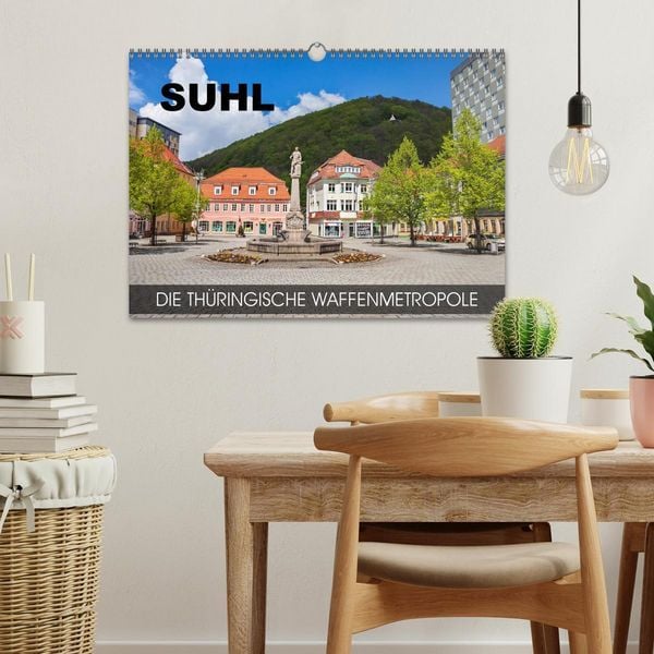 Produktbild: Suhl - die th&uuml;ringische Waffenmetropole (Wandkalender 2026 DIN A3 quer), CALVENDO Monatskalender