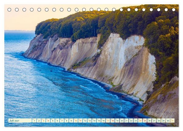 Produktbild: Insel R&uuml;gen - Malerische Kreidek&uuml;ste (Tischkalender 2027 DIN A5 quer), CALVENDO Monatskalender