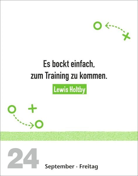 Produktbild: Lattenknaller Tagesabrei&szlig;kalender 2027 - Die witzigsten Fu&szlig;ballerspr&uuml;che