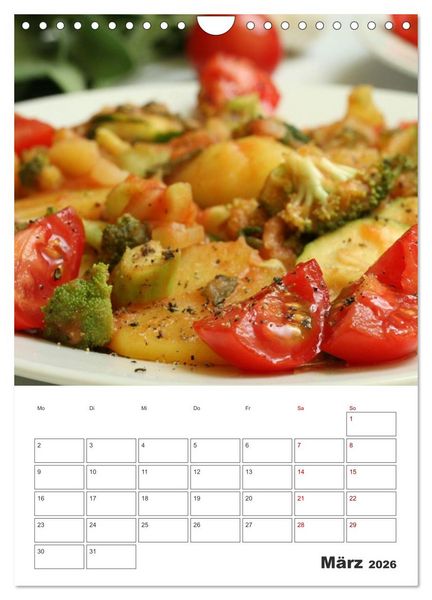 Produktbild: Leckeres mit Tomate (Wandkalender 2026 DIN A4 hoch), CALVENDO Monatskalender