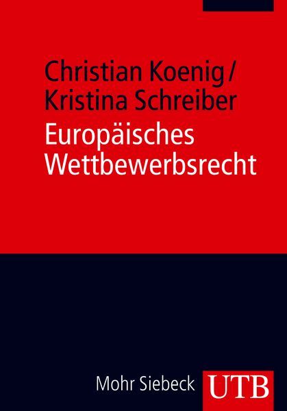Produktbild: Europ&auml;isches Wettbewerbsrecht