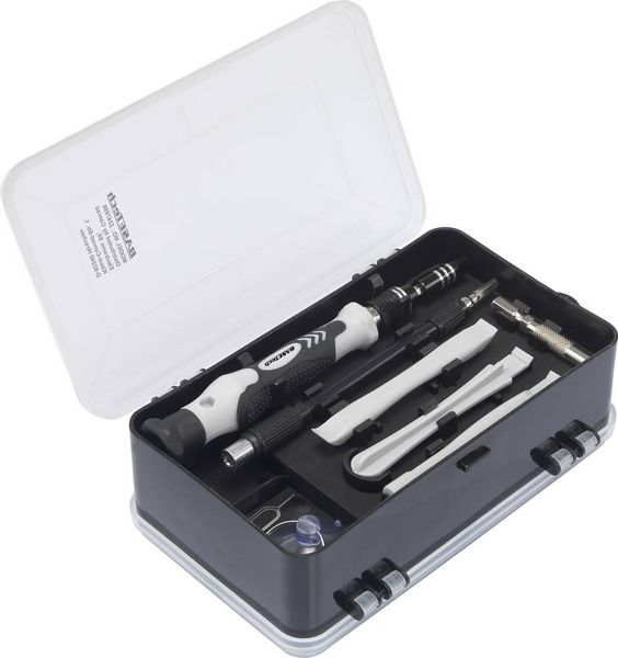 Produktbild: Basetech BT-2247898 Bit-Set 116teilig inkl. Bithalter-Schraubendreher
