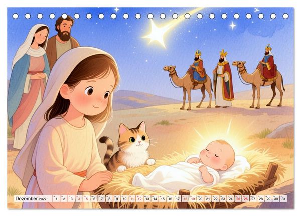 Produktbild: Luna, Minka und die Bibel (Tischkalender 2027 DIN A5 quer), CALVENDO Monatskalender