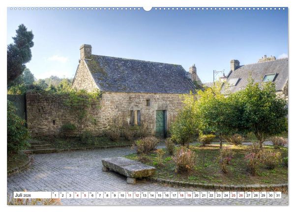 Produktbild: Locronan, ein Highlight in der Bretagne (Wandkalender 2026 DIN A2 quer), CALVENDO Monatskalender