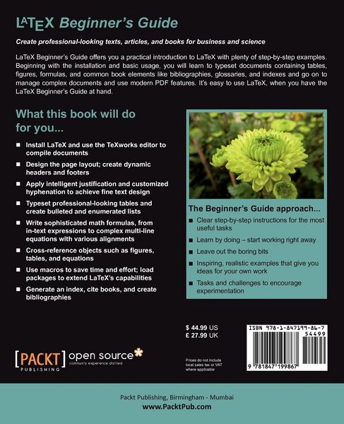 Produktbild: Latex Beginner's Guide