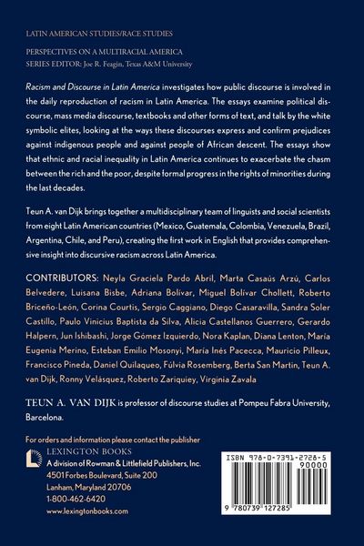 Produktbild: Racism and Discourse in Latin America