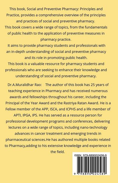 Produktbild: SOCIAL AND PREVENTIVE PHARMACY