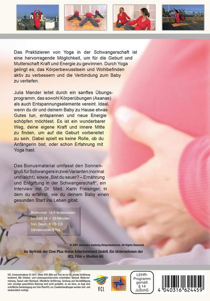 Produktbild: Yoga f&uuml;r werdende M&uuml;tter - Wenn der Storch die Sonne gr&uuml;&szlig;t