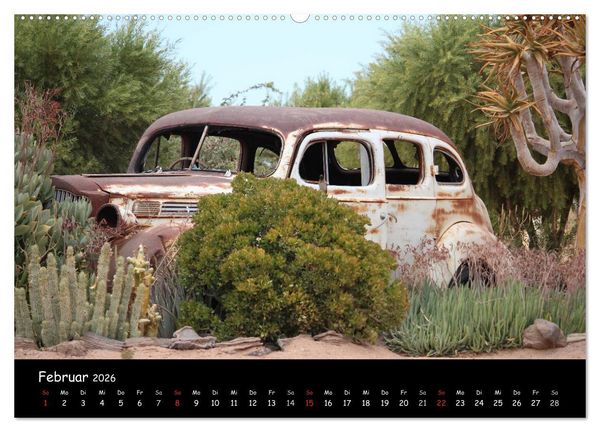 Produktbild: Faszination Namibia - Oldtimer mal anders (hochwertiger Premium Wandkalender 2026 DIN A2 quer), Kunstdruck in Hochglanz