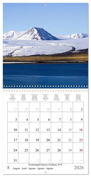 Produktbild: Trondheim, Troms&oslash;, Longyearbyen (Wall Calendar 2026 12 &times; 12 Inch) CALVENDO 12 Month Wall Calendar