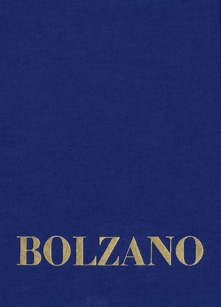 Produktbild: Bernard Bolzano Gesamtausgabe / Reihe II: Nachla&szlig;. A. Nachgelassene Schriften. Band 19,1: Erbauungsreden des Studienjahres 1811/1812. Erster Teil