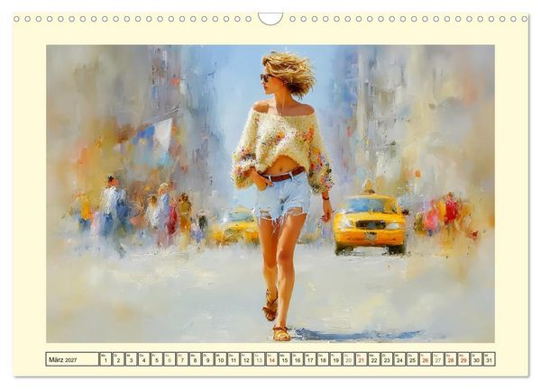 Produktbild: Urbanes Leben. Buntes Sommertreiben in der Stadt (Wandkalender 2027 DIN A3 quer), CALVENDO Monatskalender