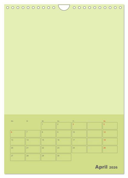Produktbild: Bastel Terminkalender (Wandkalender 2026 DIN A4 hoch), CALVENDO Monatskalender